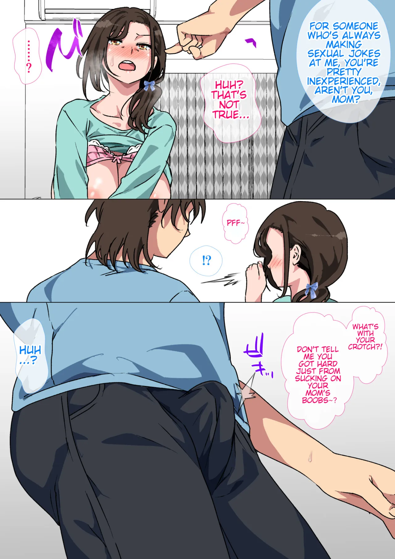 Haha ga Ecchi na Chouhatsu Shite Kita node Gaman Dekizu ni Hangeki Shimashita. 16