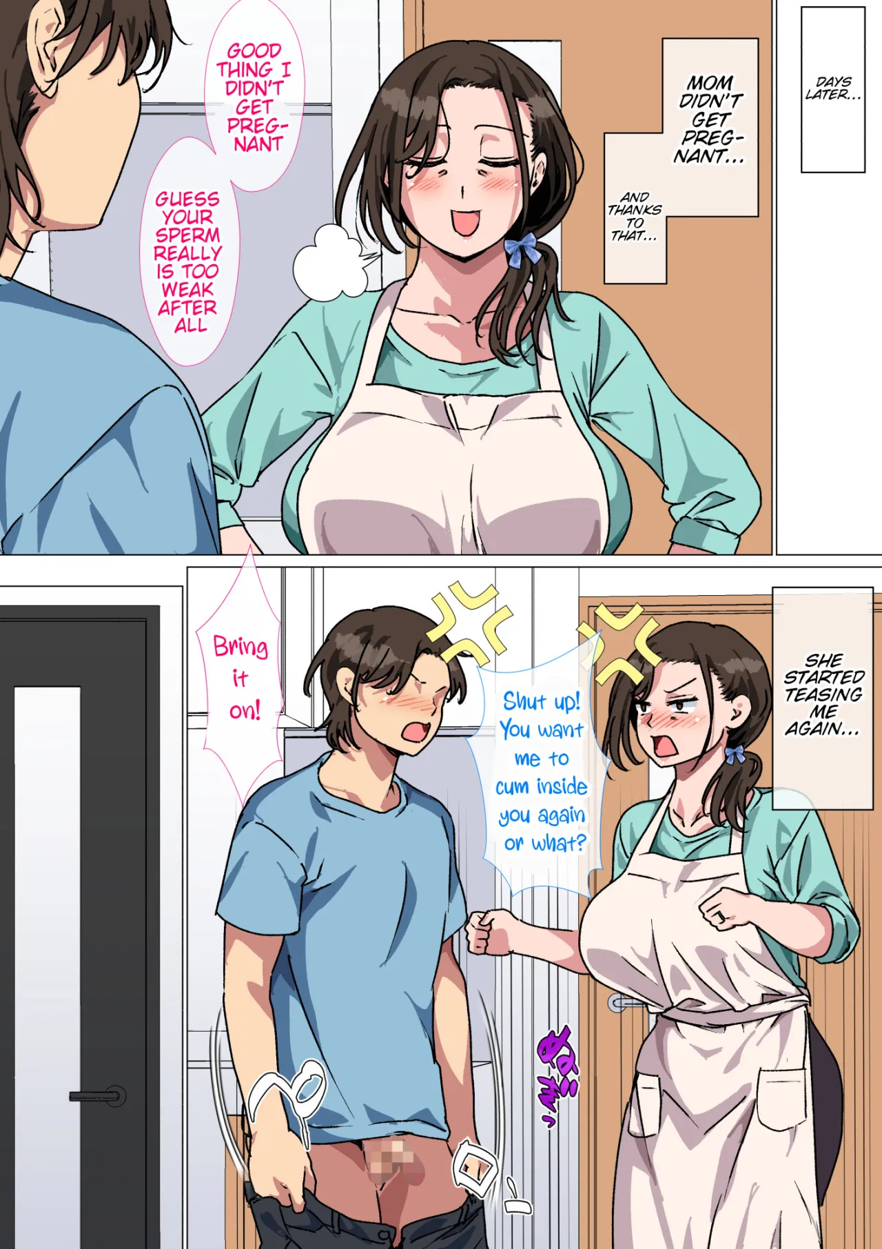 Haha ga Ecchi na Chouhatsu Shite Kita node Gaman Dekizu ni Hangeki Shimashita. 57