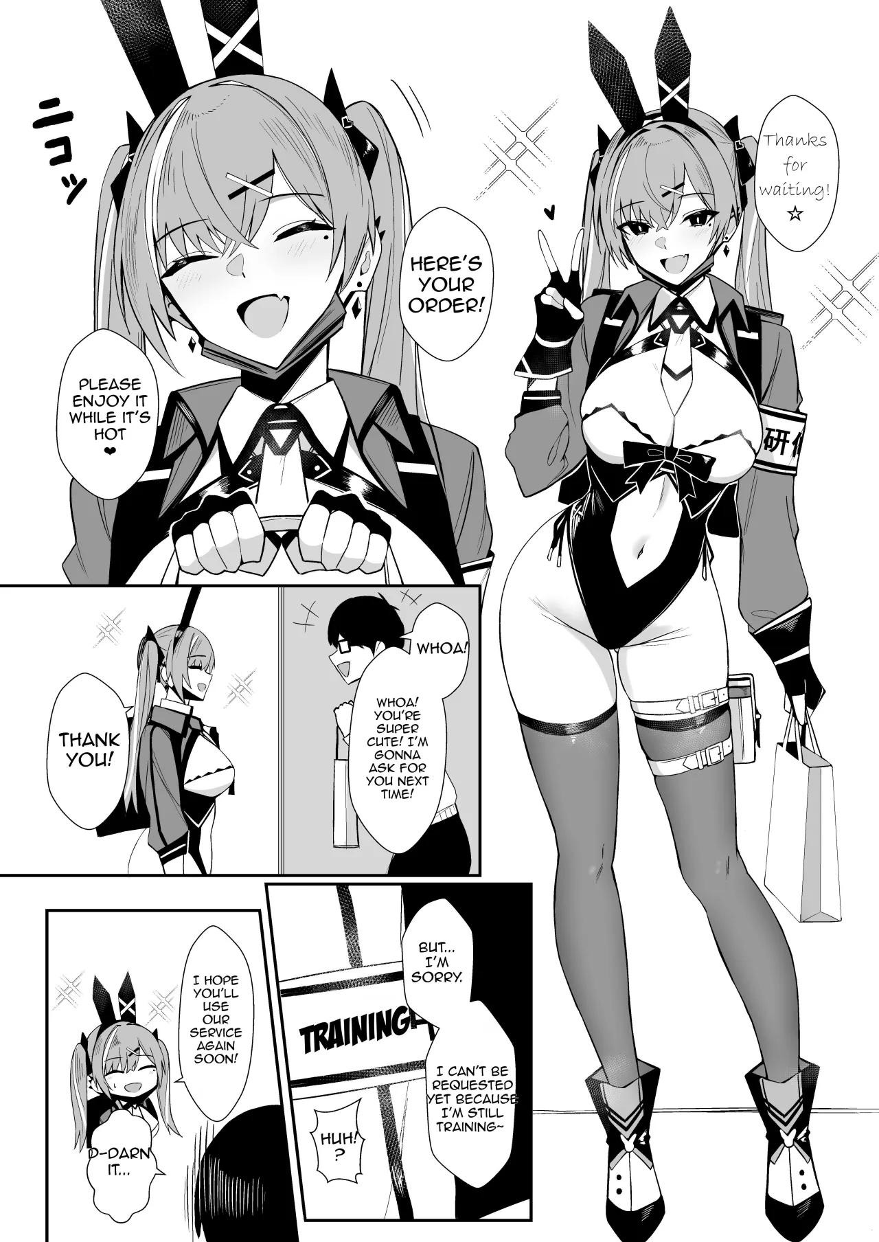 Haitatsu Bunny Girl to Service Ecchi 4 4