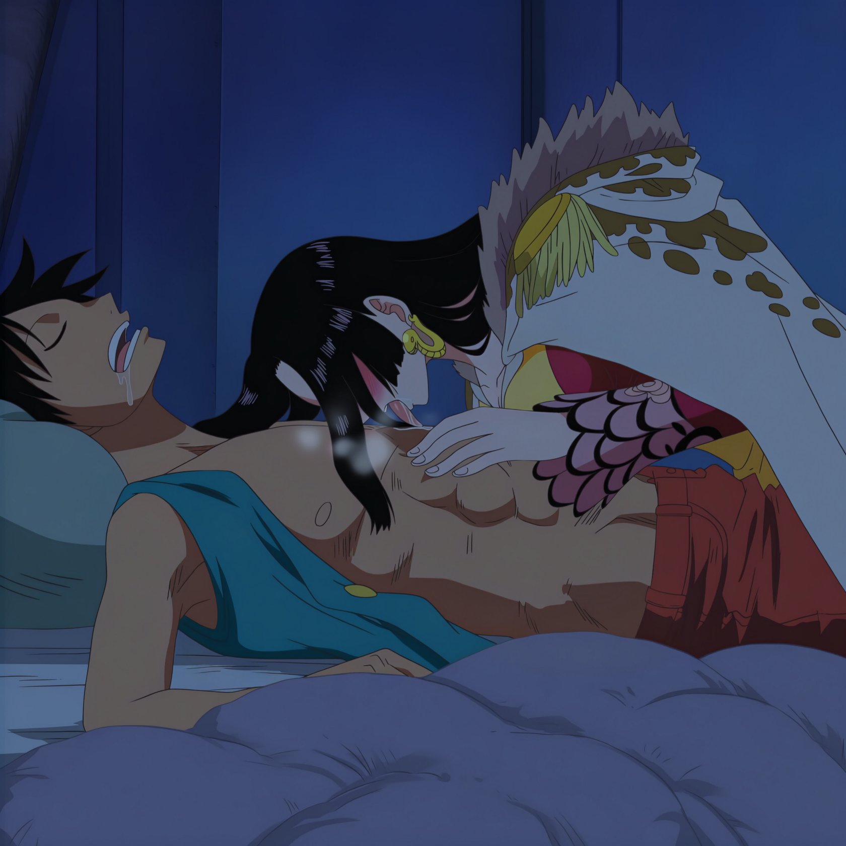 Hancock x Luffy 4