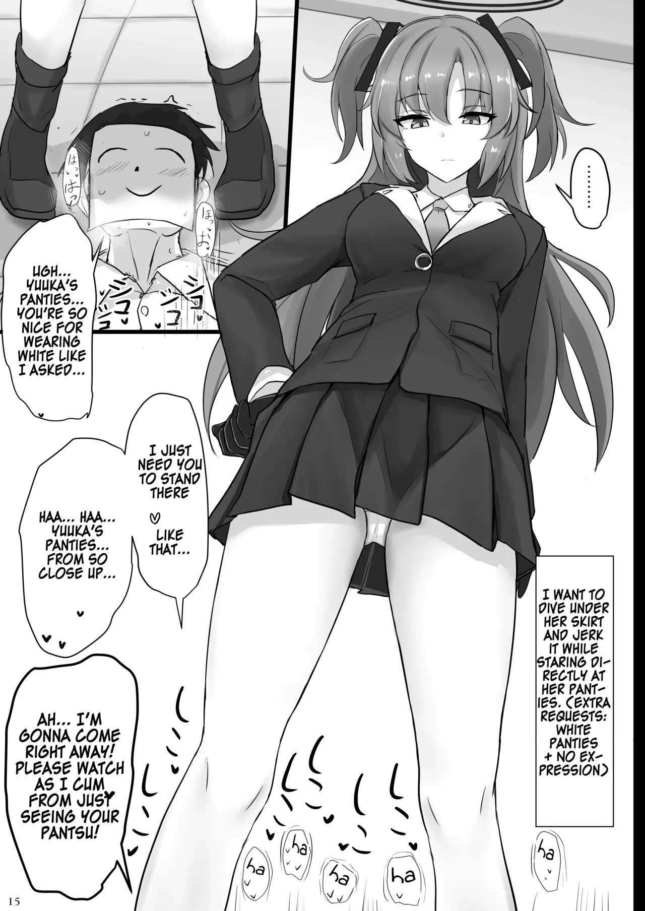 Hayase Yuuka no Futomomo de Nukitai 14
