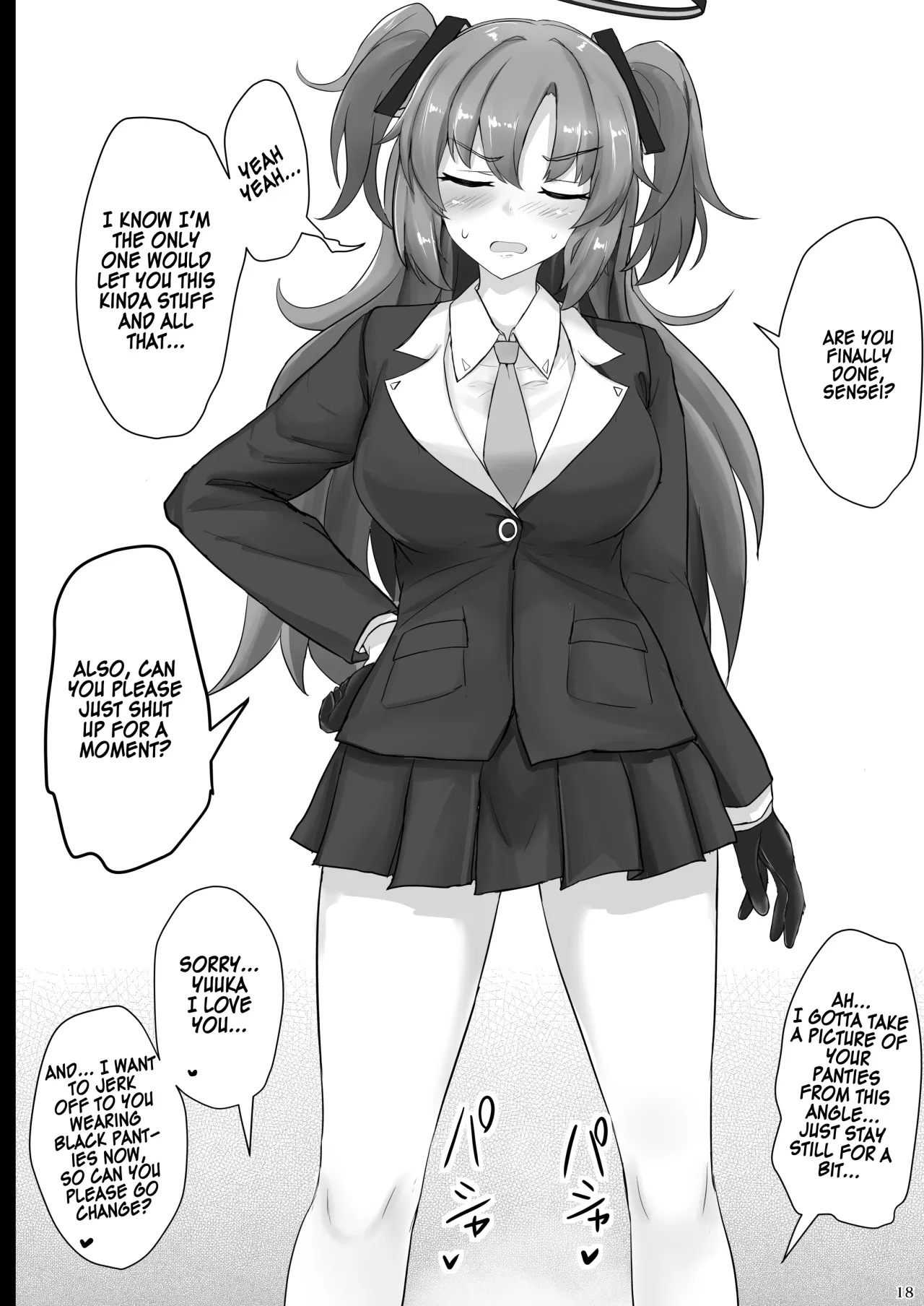 Hayase Yuuka no Futomomo de Nukitai 17