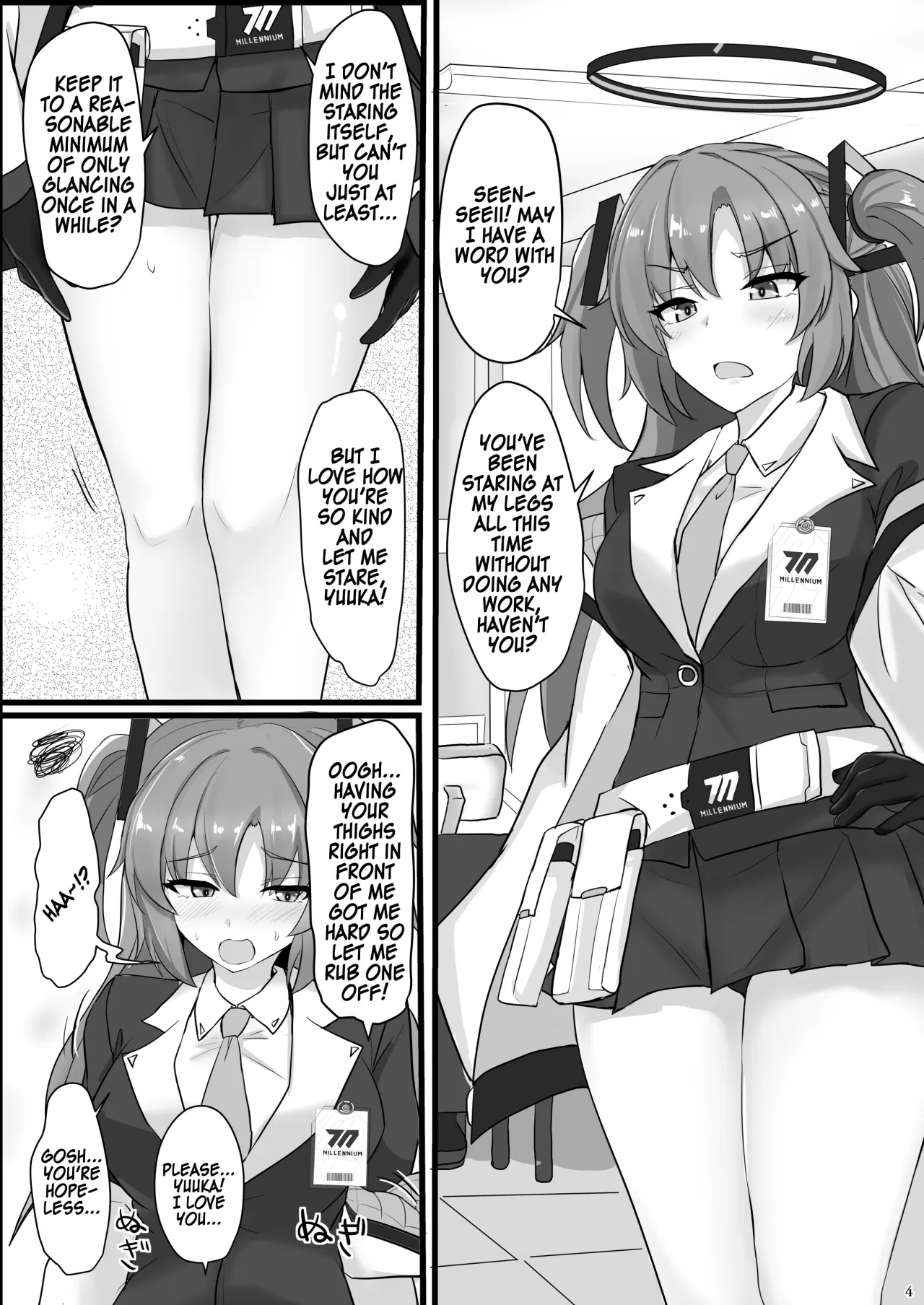Hayase Yuuka no Futomomo de Nukitai 3