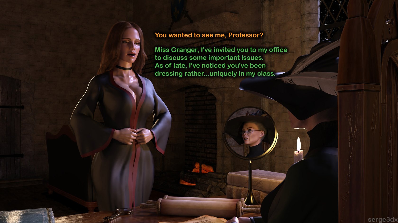 Hermione Granger and the Professor's Wand 7