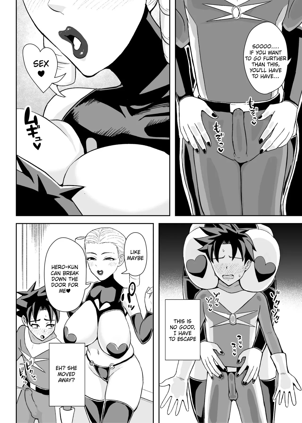 Hero wa Onna Kaijin no Yuuwaku ni Taekirezu Nakadashi Shasei 11