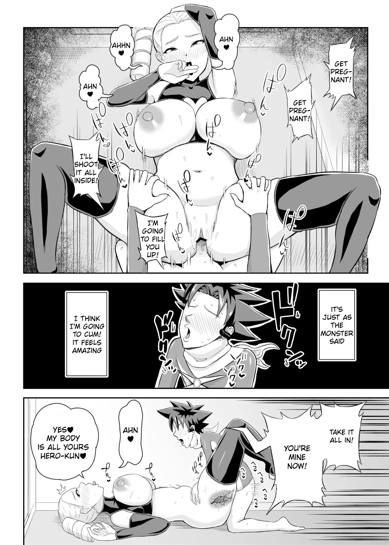 Hero wa Onna Kaijin no Yuuwaku ni Taekirezu Nakadashi Shasei 23