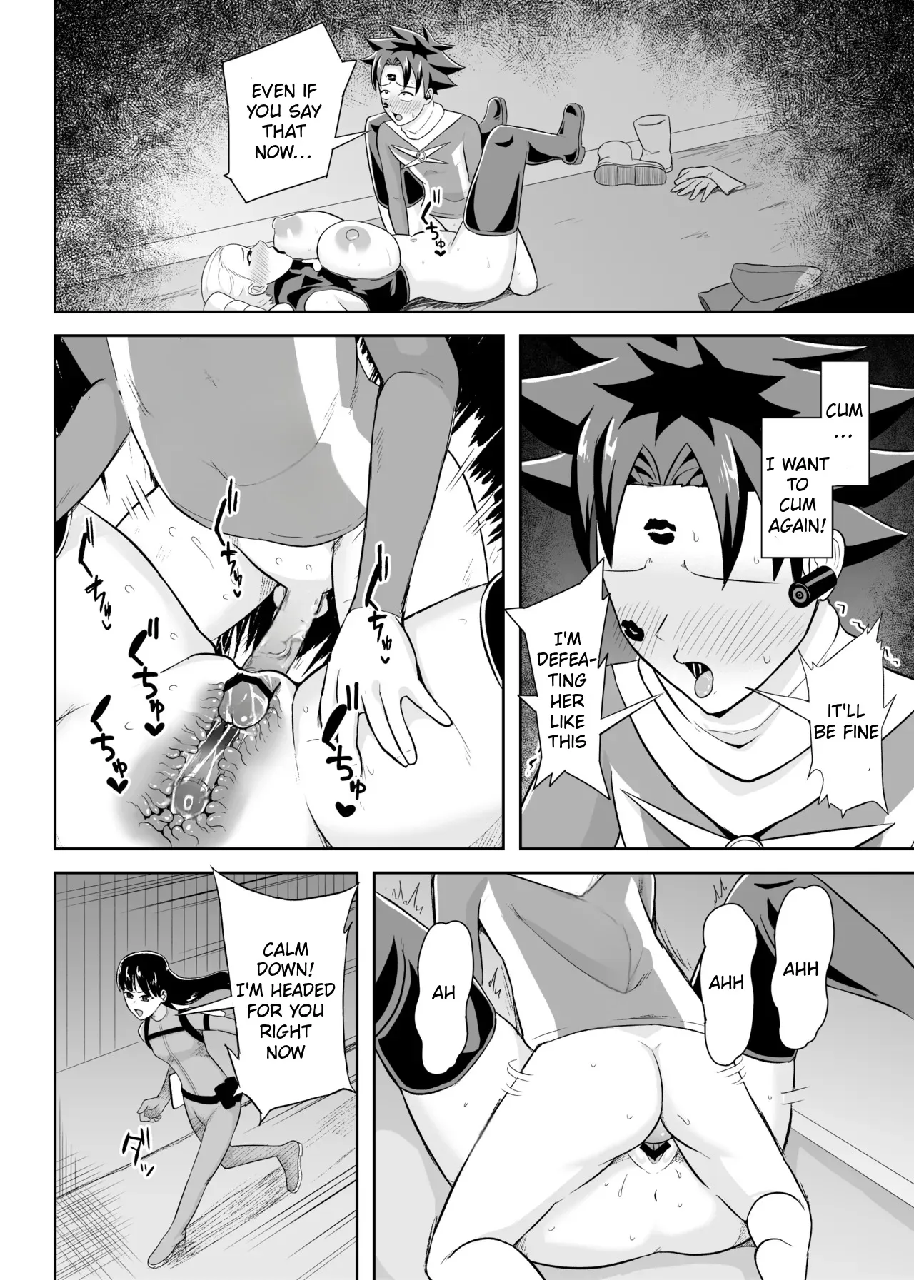 Hero wa Onna Kaijin no Yuuwaku ni Taekirezu Nakadashi Shasei 27