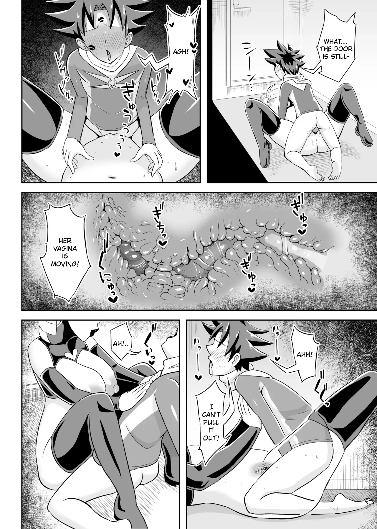 Hero wa Onna Kaijin no Yuuwaku ni Taekirezu Nakadashi Shasei 31