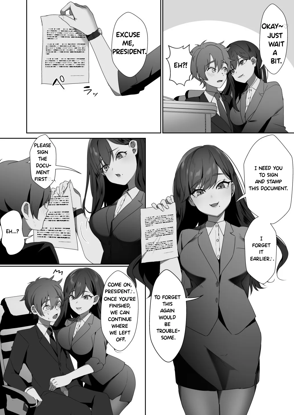 Hiiragi, the president's secretary 4