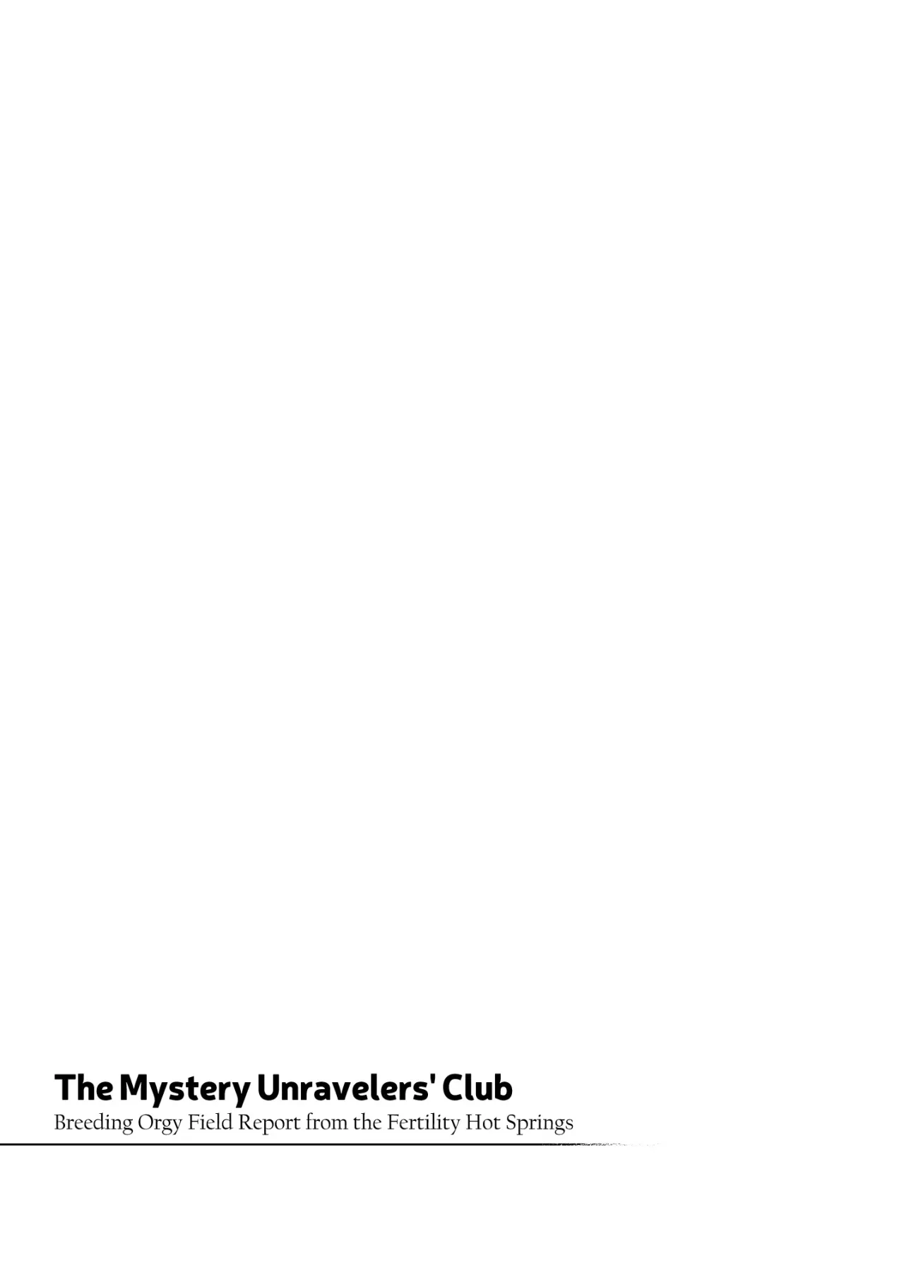 Himitsu Meikyuu Circle: Kodakara Onsen de no Rankou Tanetsuke Taiken Houkoku 34