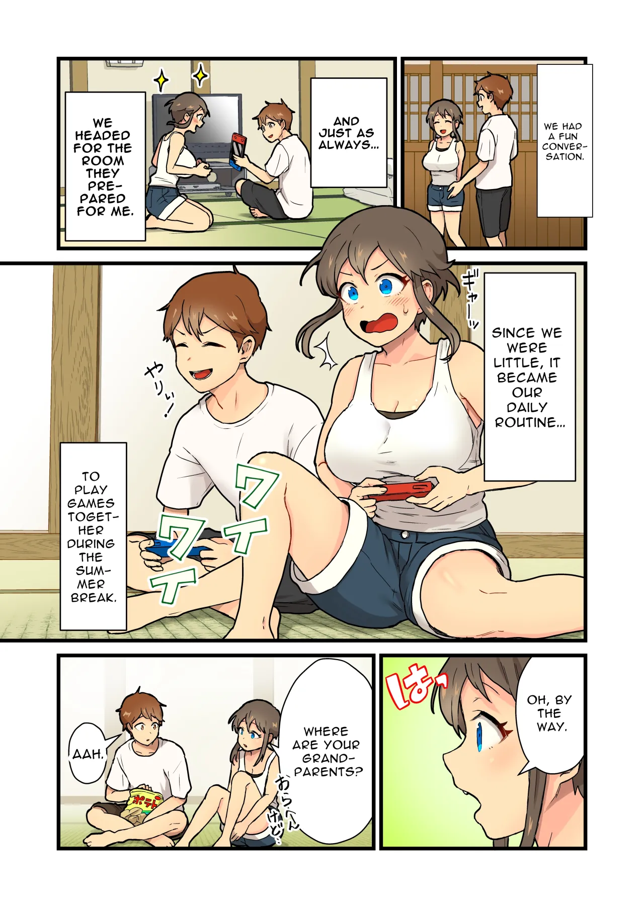 Hisashiburi ni Atta Inaka no Onna Tomodachi Issen Koechau 6