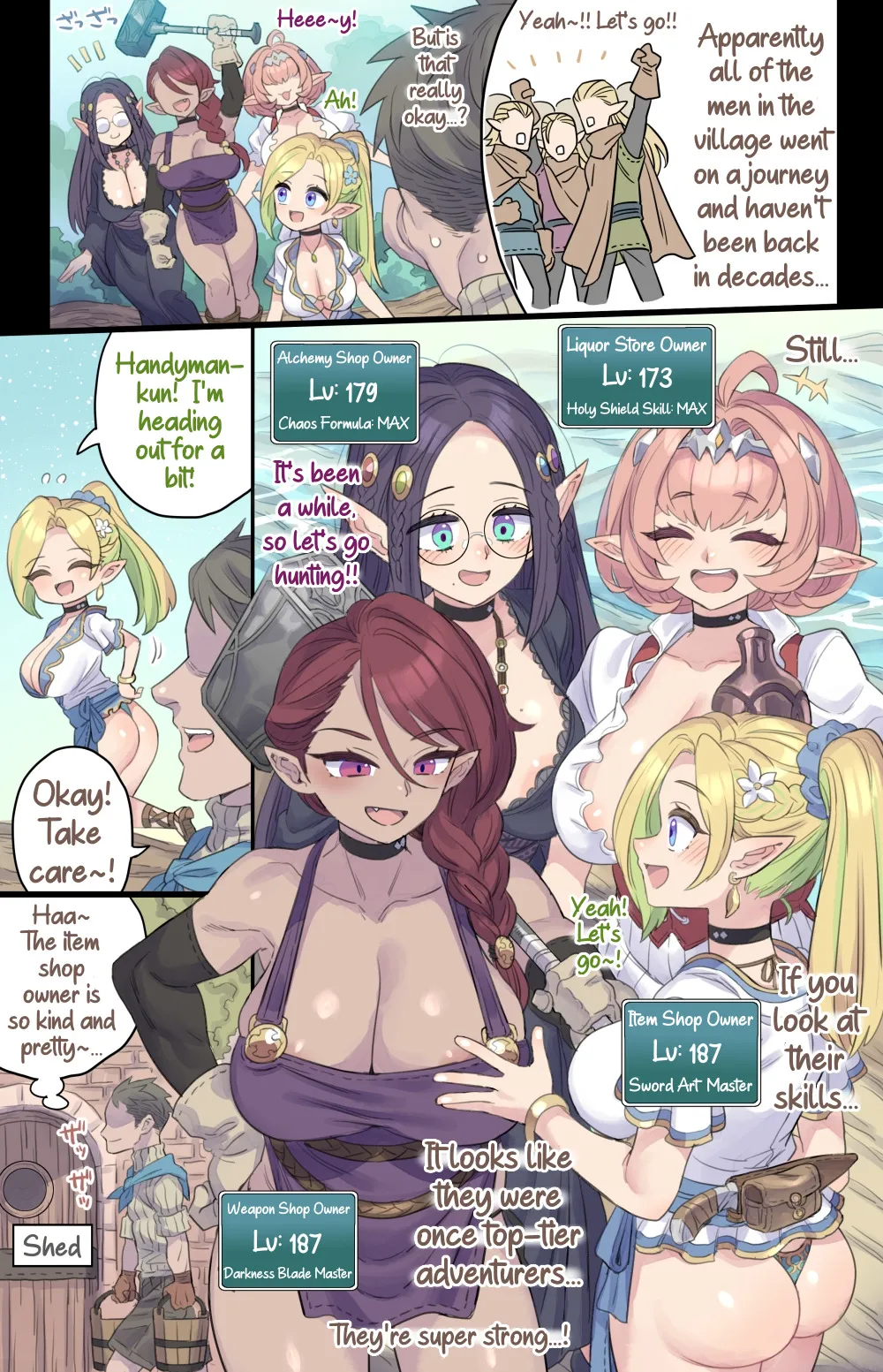 Hitozuma Elf no Yokkyuu Fuman Otetsudai 3
