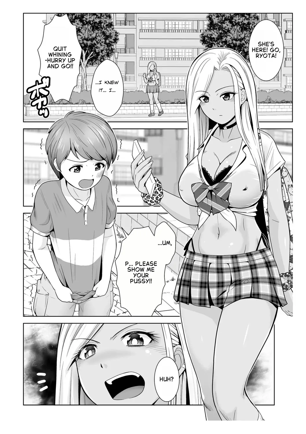 Honto wa yasashii kuro gyaru no onesan 01 1