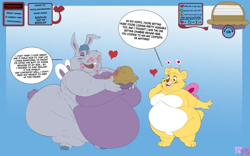 Hoppo's New Year Resolutions Weight Gain Drive 2