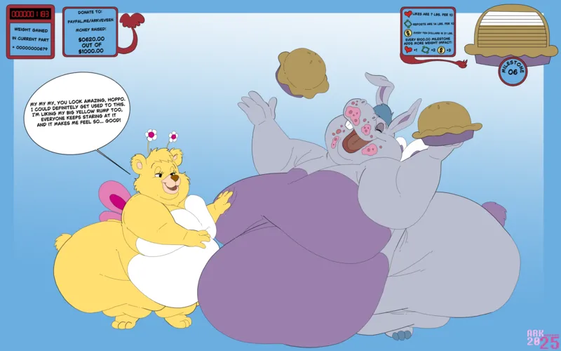 Hoppo's New Year Resolutions Weight Gain Drive 3