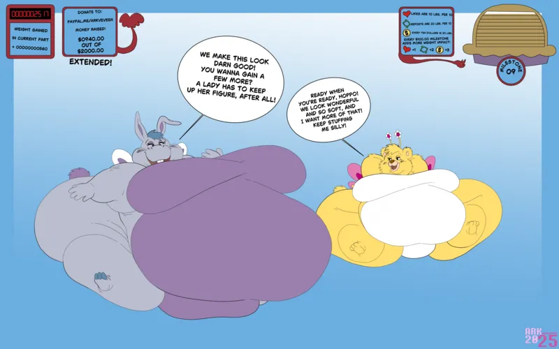 Hoppo's New Year Resolutions Weight Gain Drive 5