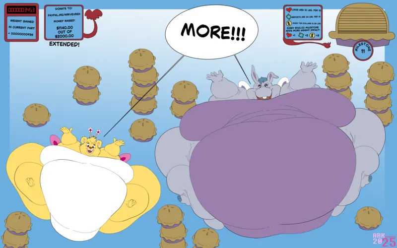 Hoppo's New Year Resolutions Weight Gain Drive 6