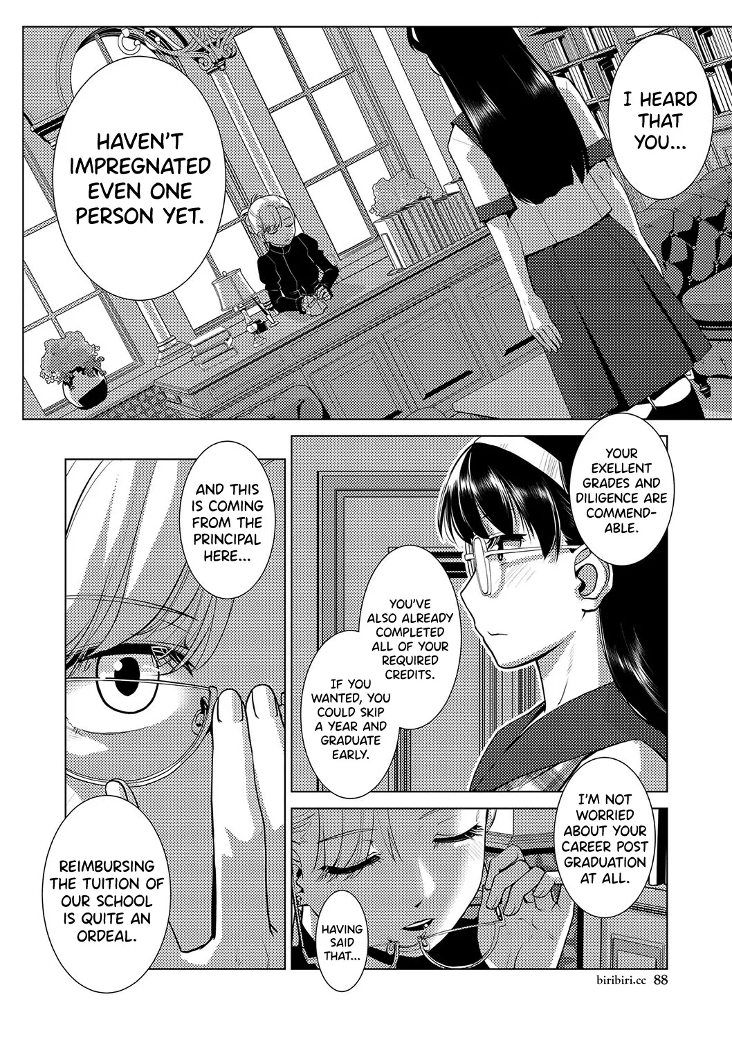 Houkago Futanari Nakadashi Nikki + Haishin Tokuten Message Paper, Hyoushi Ura Hyoushi Genga 102