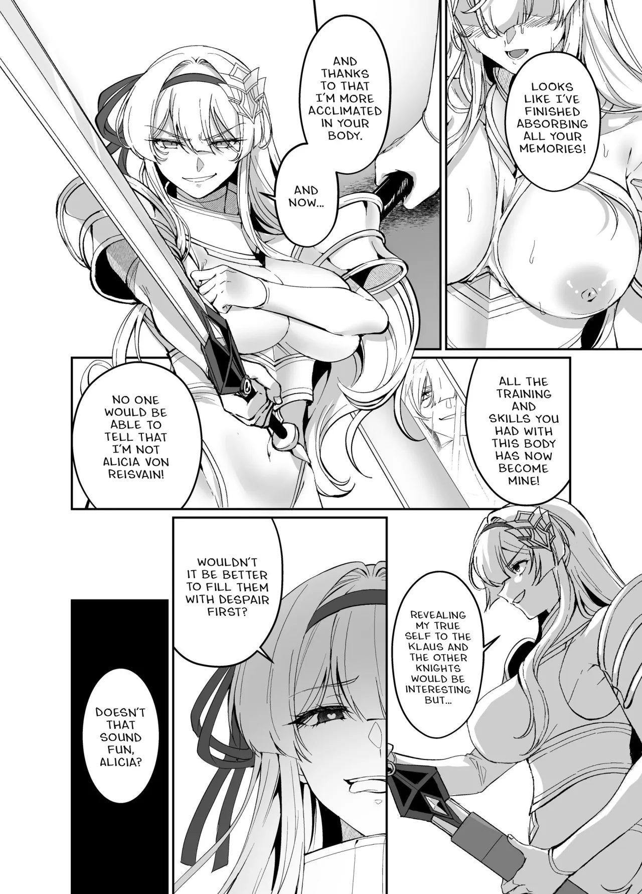 Hyouten no Kishi Alicia ~Seigi no Hime Kishi ga Maou no Utsuwa ni Somari Ochiru Toki kara~ 23