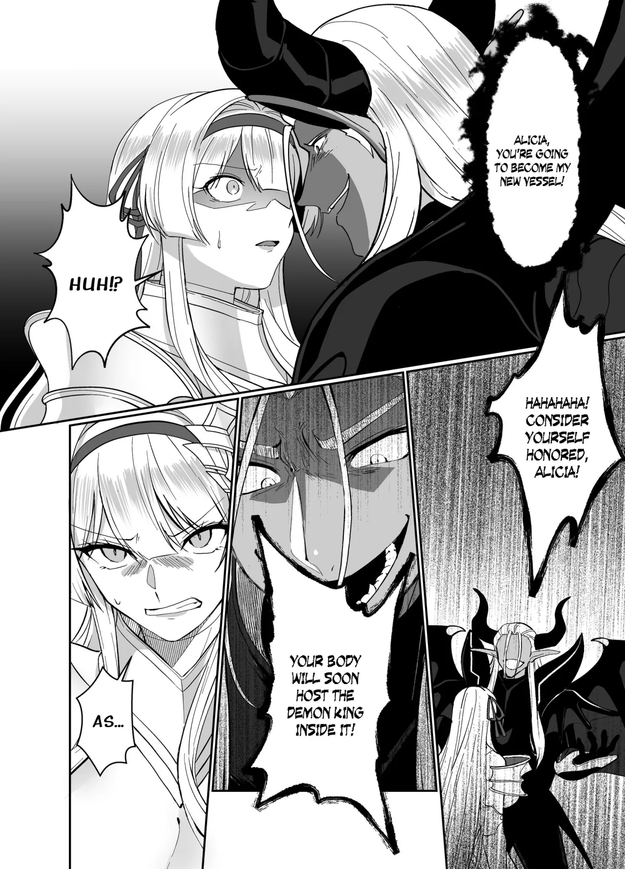Hyouten no Kishi Alicia ~Seigi no Hime Kishi ga Maou no Utsuwa ni Somari Ochiru Toki kara~ 9