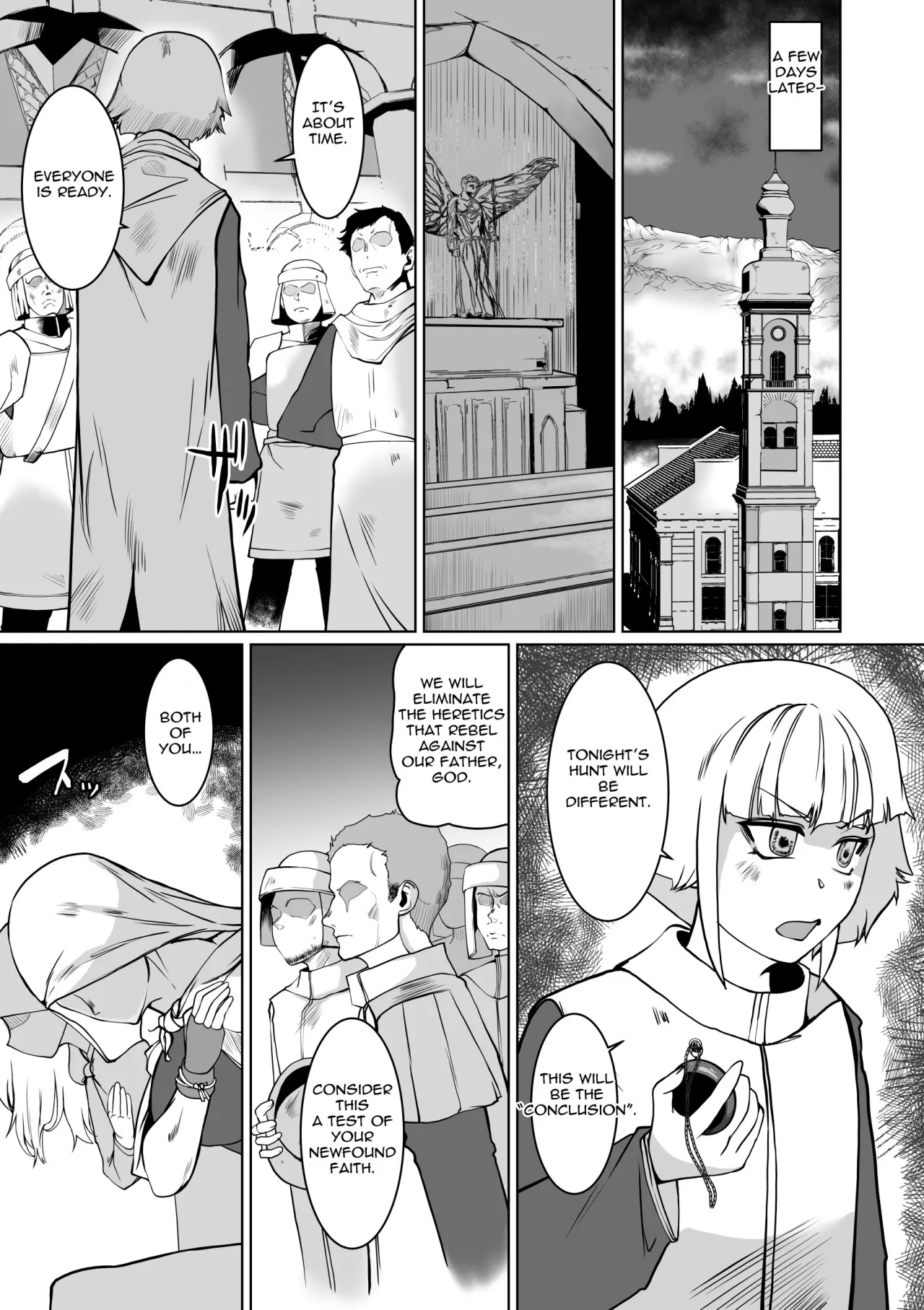 Hypnosis Inquisition - Futanari Female Knight Ejaculation Submission 39