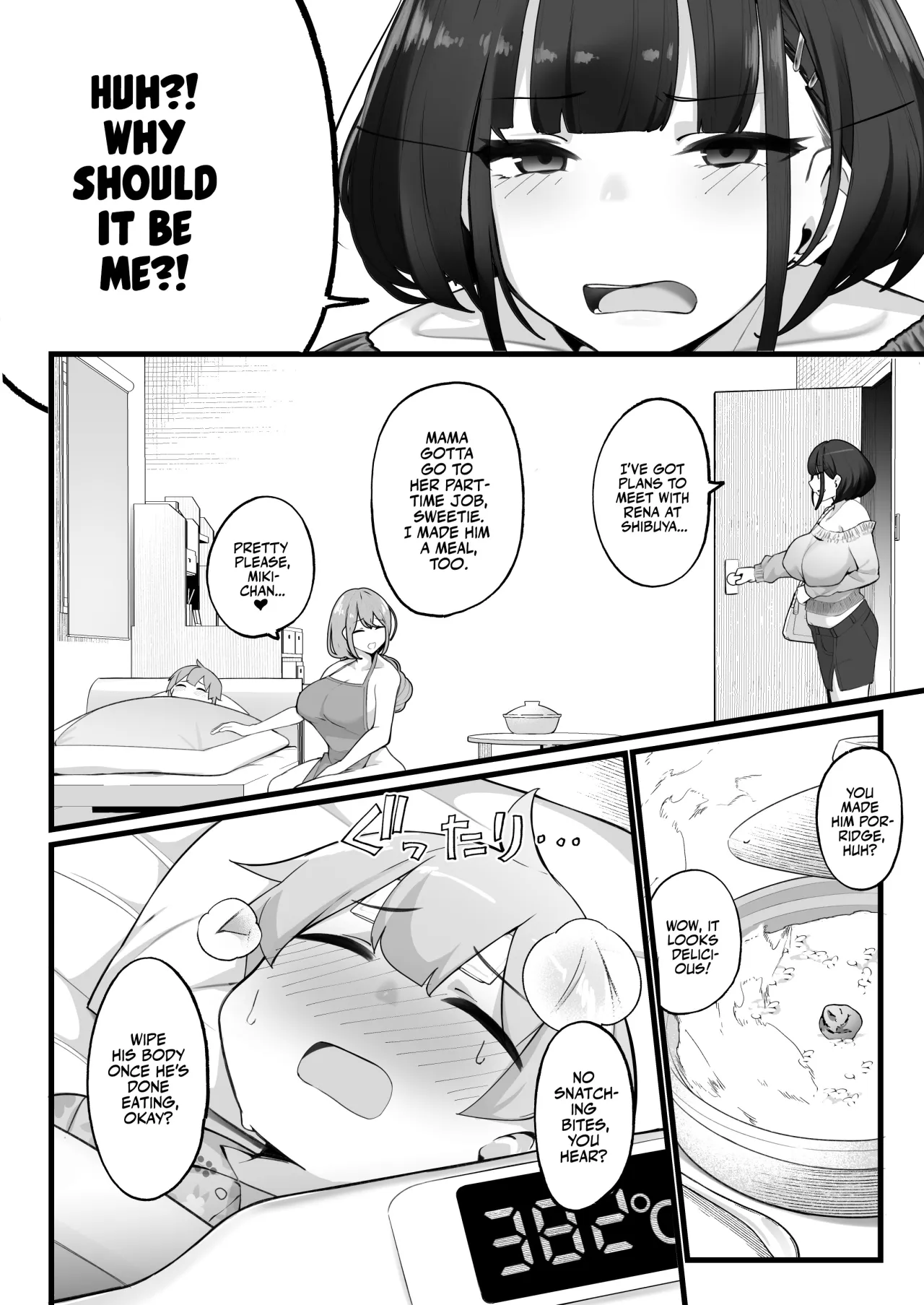 if Boku to Gasatsu na Onee no Seiyoku Shori Seikatsu ~Docchi no Ana ga Kimochi Ii no? Hen~ 38