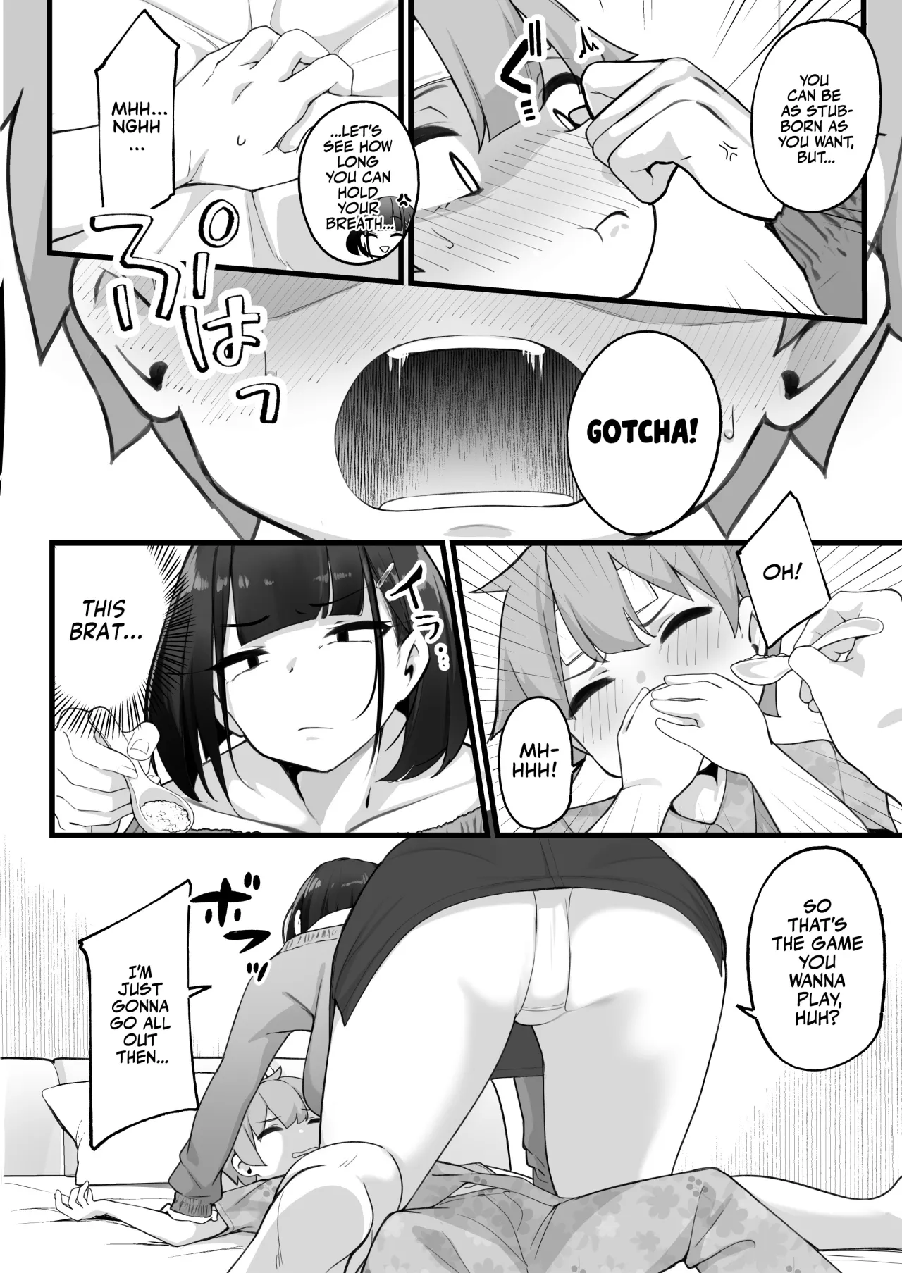 if Boku to Gasatsu na Onee no Seiyoku Shori Seikatsu ~Docchi no Ana ga Kimochi Ii no? Hen~ 40