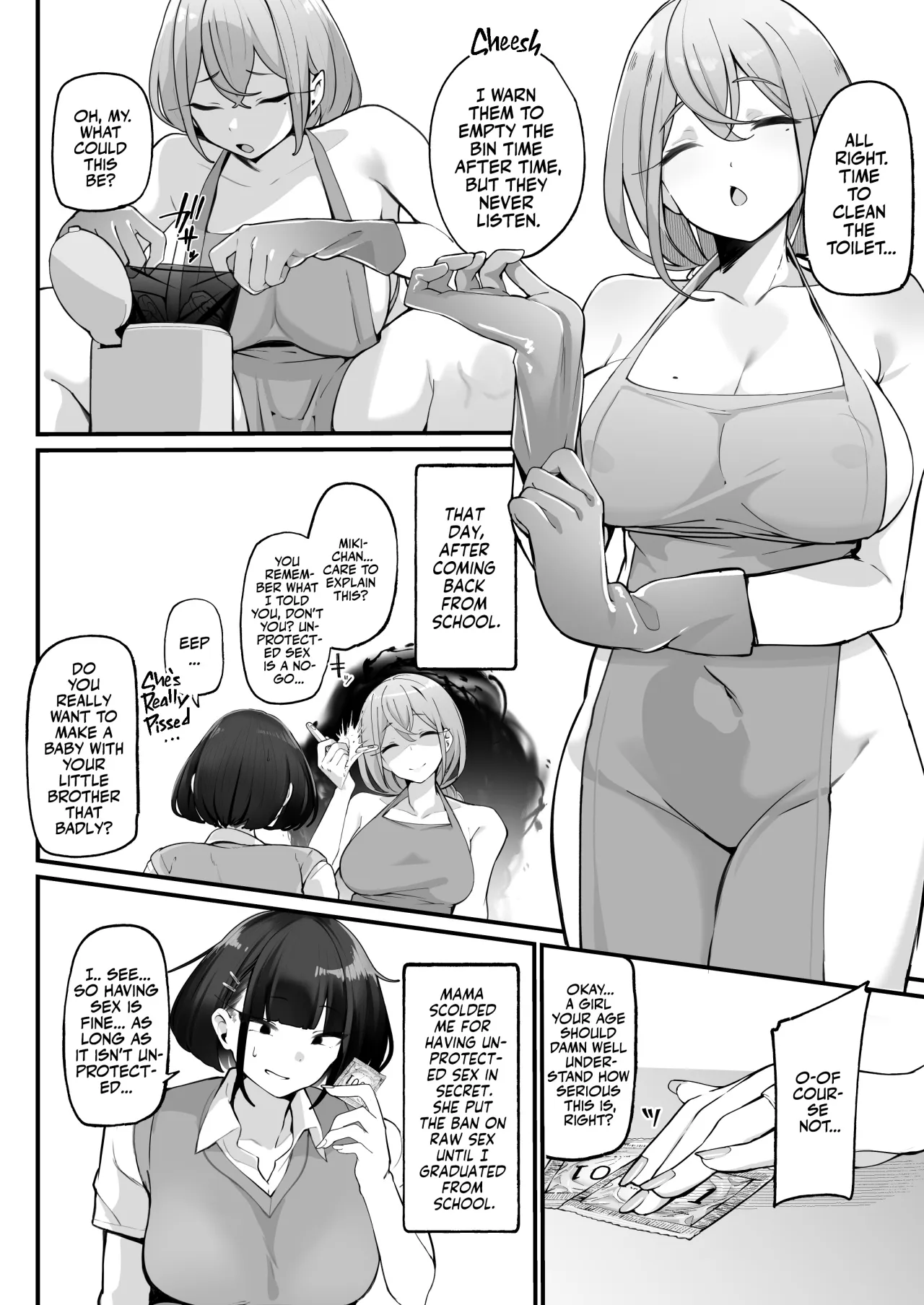 if Boku to Gasatsu na Onee no Seiyoku Shori Seikatsu ~Docchi no Ana ga Kimochi Ii no? Hen~ 6