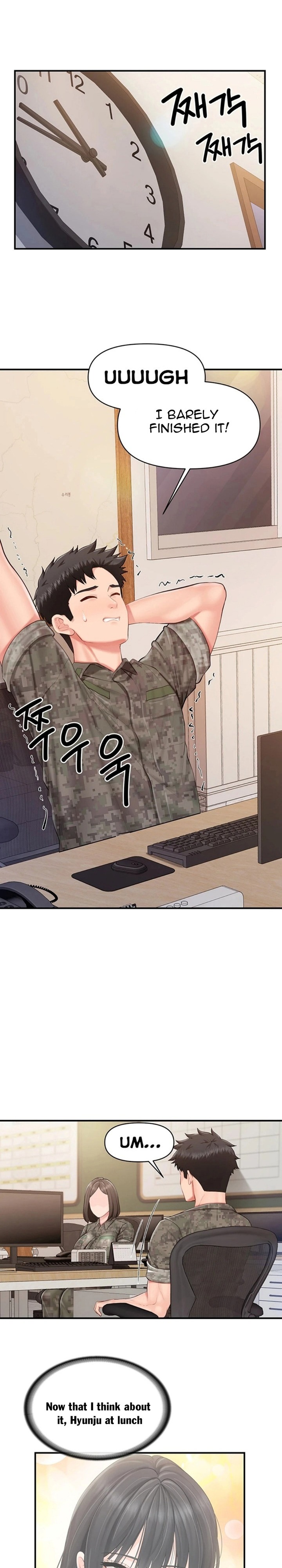 I’m the Only Man on the Military Base 6