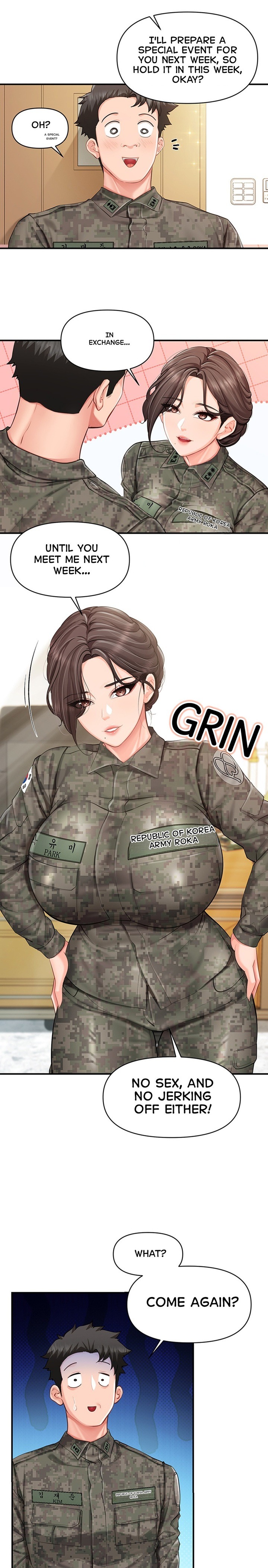 I’m the Only Man on the Military Base 9