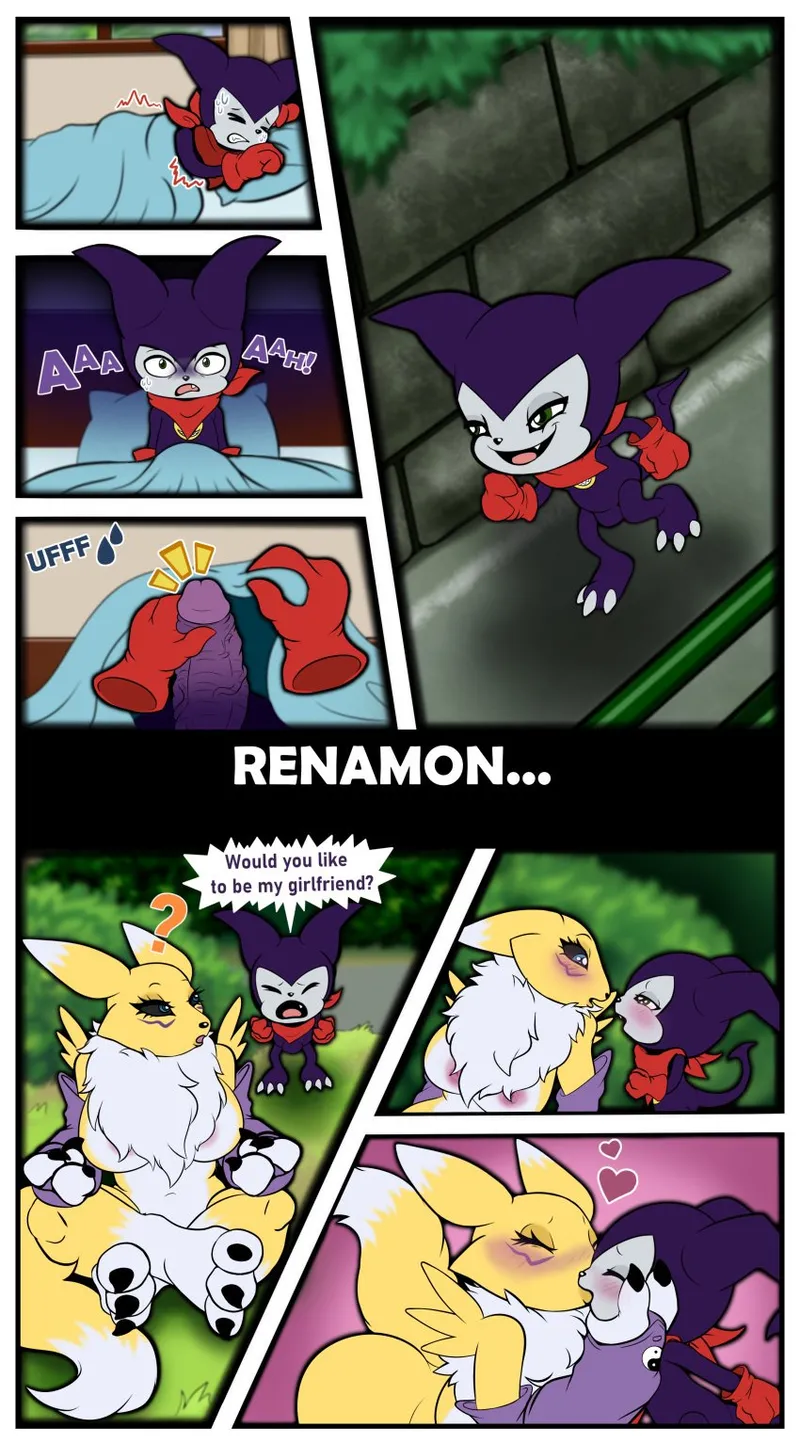 Impmon And Renamon 1