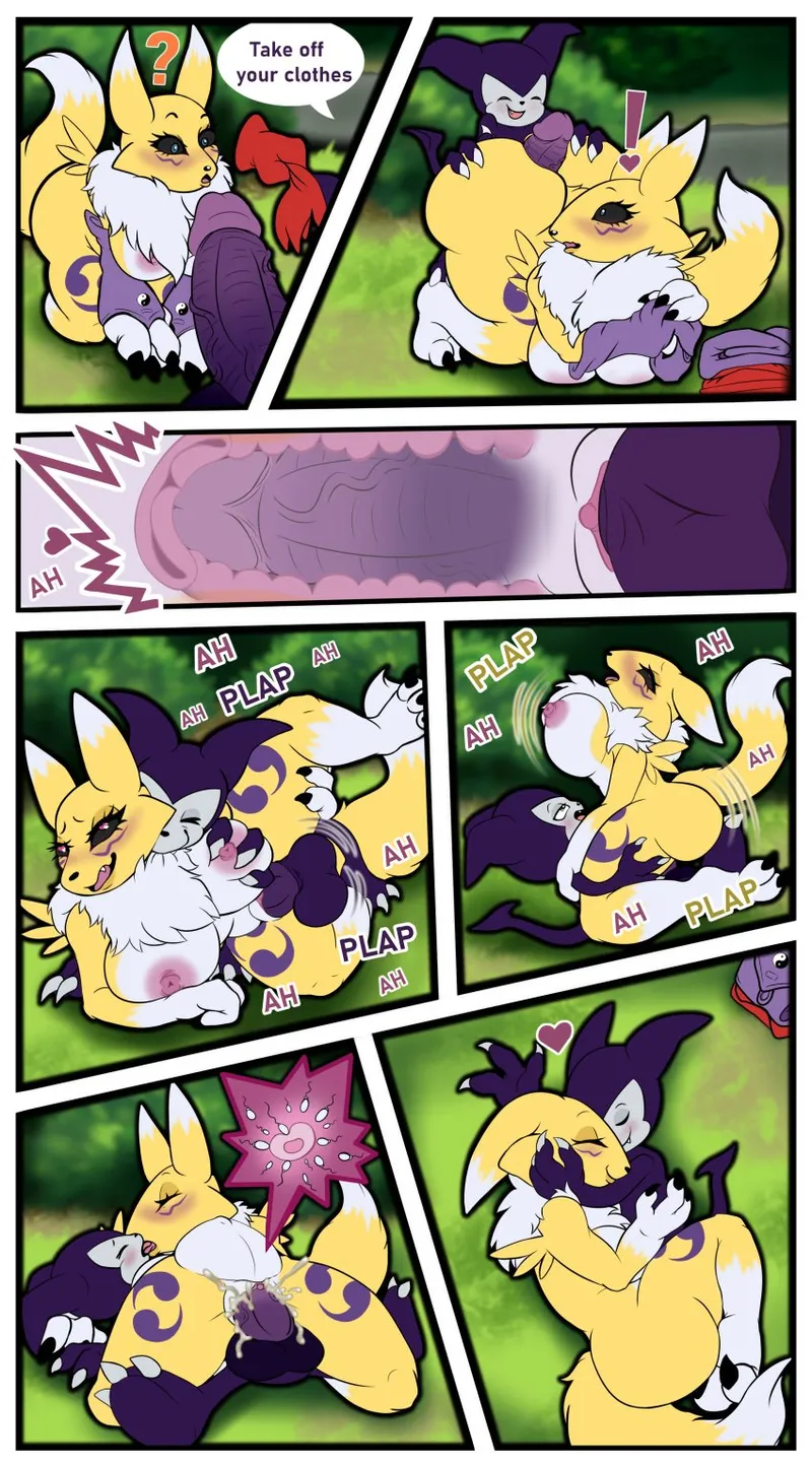 Impmon And Renamon 2