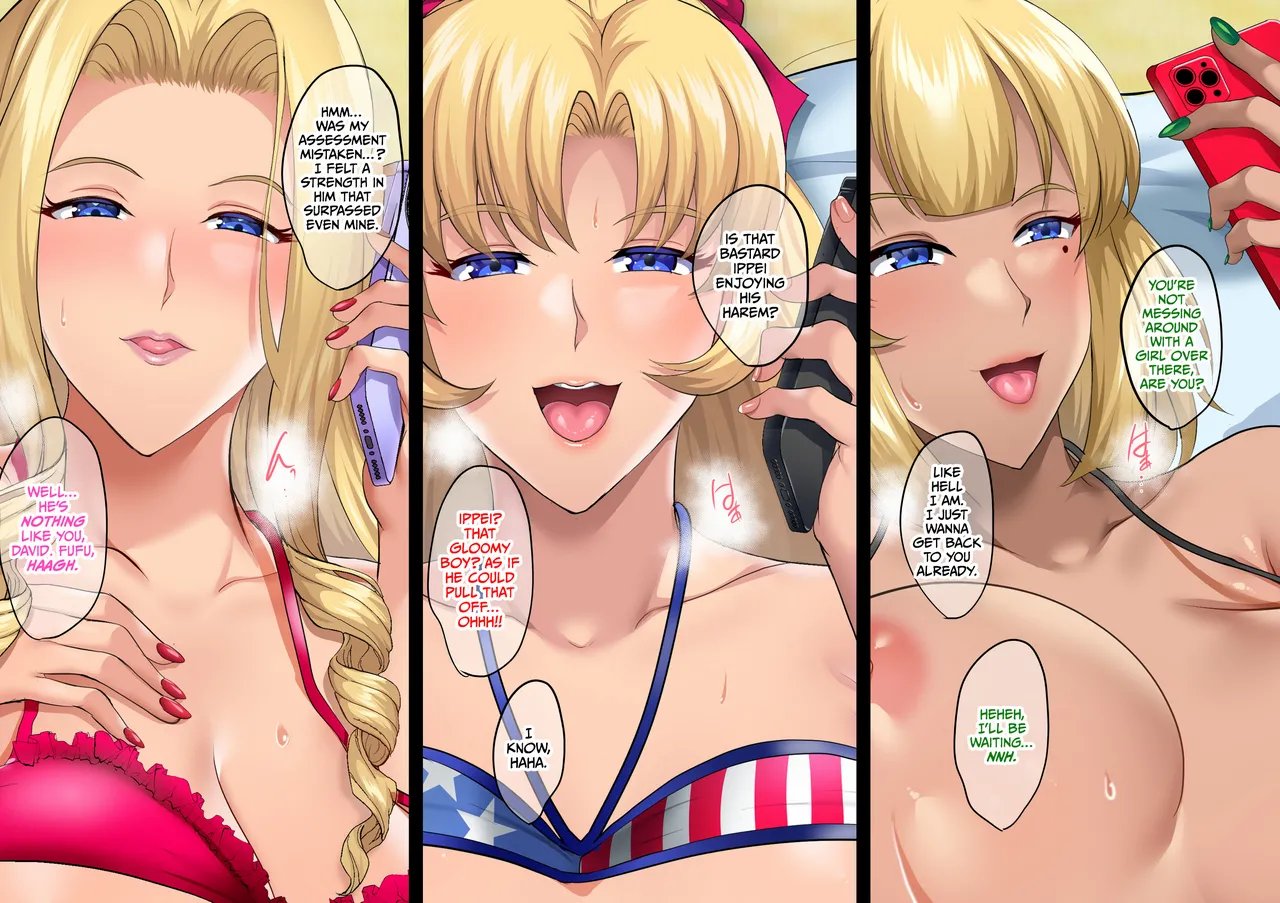 InCha Otouto ga Nangoku Beach de Kinpatsu Bakunyuu Oyako o Matomete Netotte Haramaseru Hanashi 430