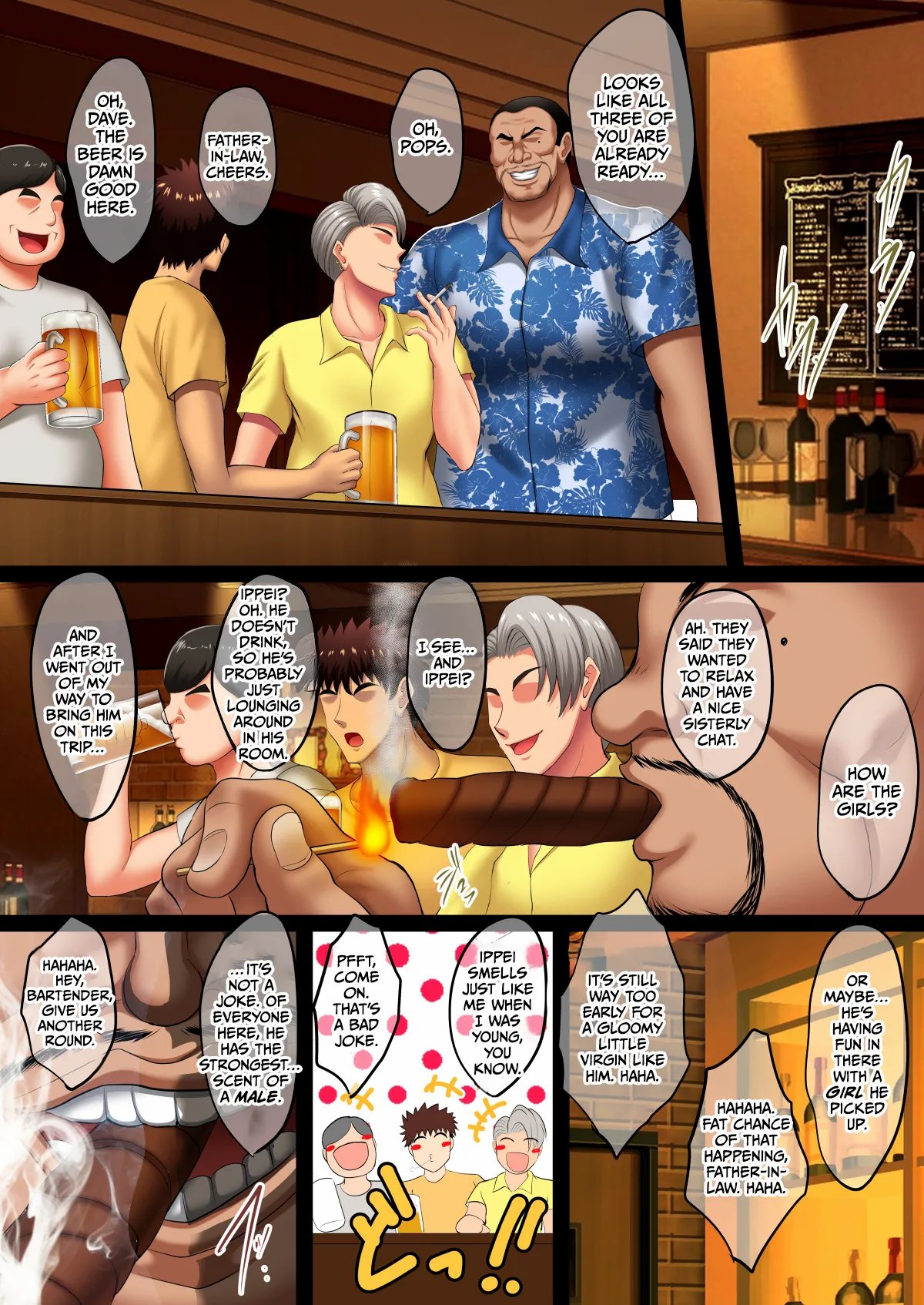 InCha Otouto ga Nangoku Beach de Kinpatsu Bakunyuu Oyako o Matomete Netotte Haramaseru Hanashi 65