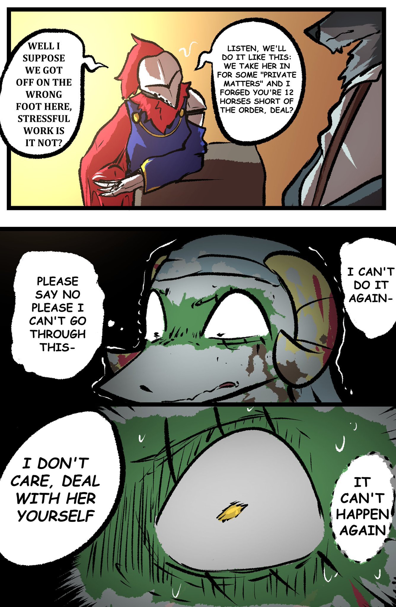 IRRESISTABLE -SIDEQUEST: A Noble Steed by Brradett (WIP) 8