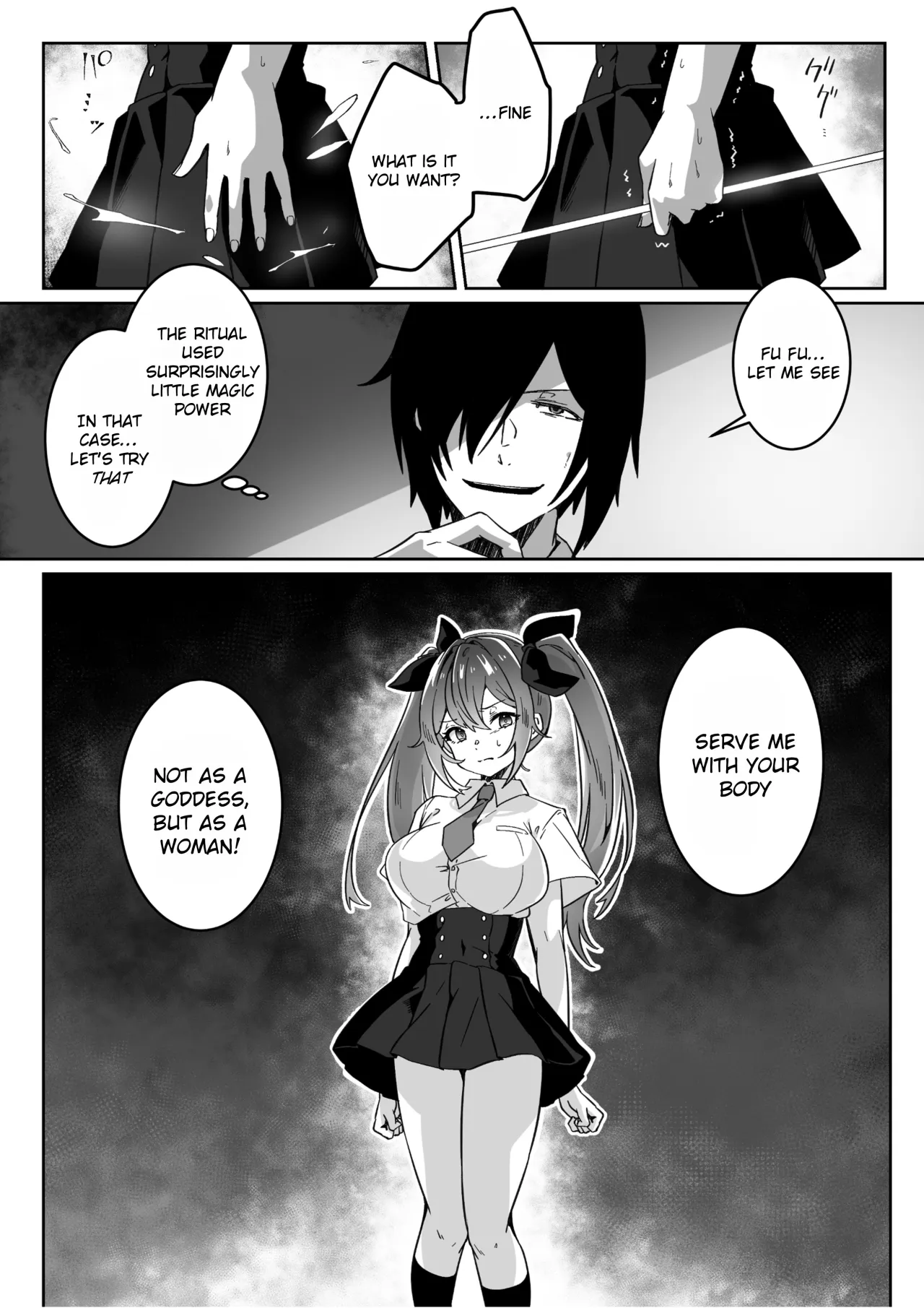 Isekai kara Tensei shita Ore wa Yami no Chikara de Yuusha Party ni Fukushuu suru ~Megami Hen~ 25