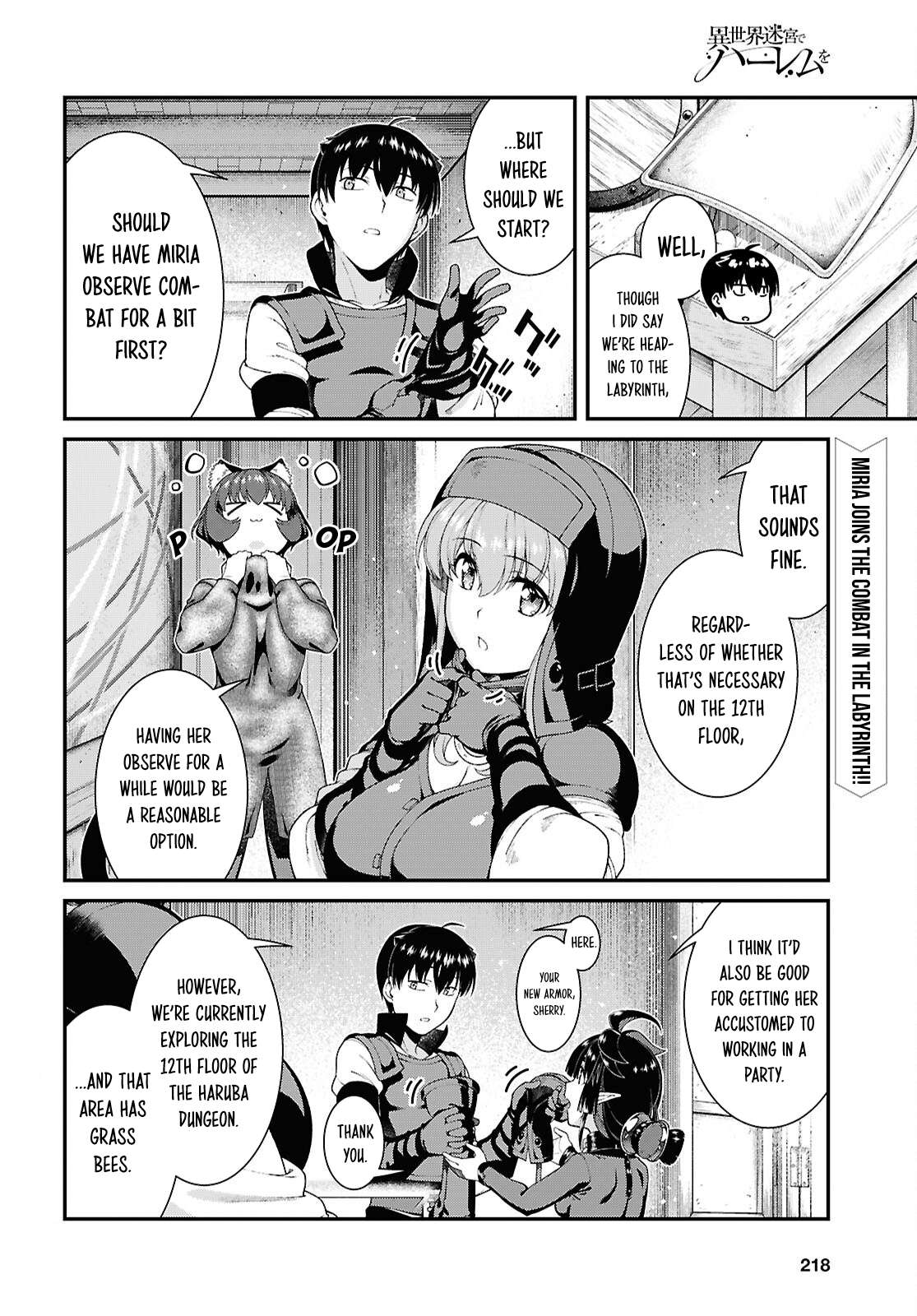 Isekai Meikyuu de Harem wo 3