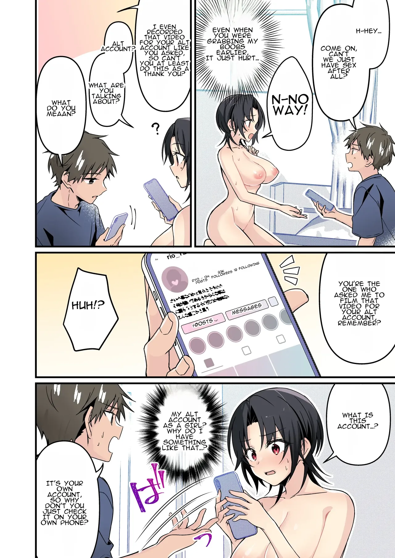 Jinsei Kaihen Appli de Barairo no Hibi? ~Jibun o Ukkari Dosukebe Bishoujo ni~ 24