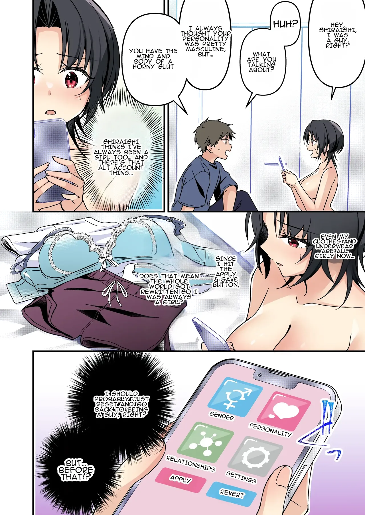 Jinsei Kaihen Appli de Barairo no Hibi? ~Jibun o Ukkari Dosukebe Bishoujo ni~ 26