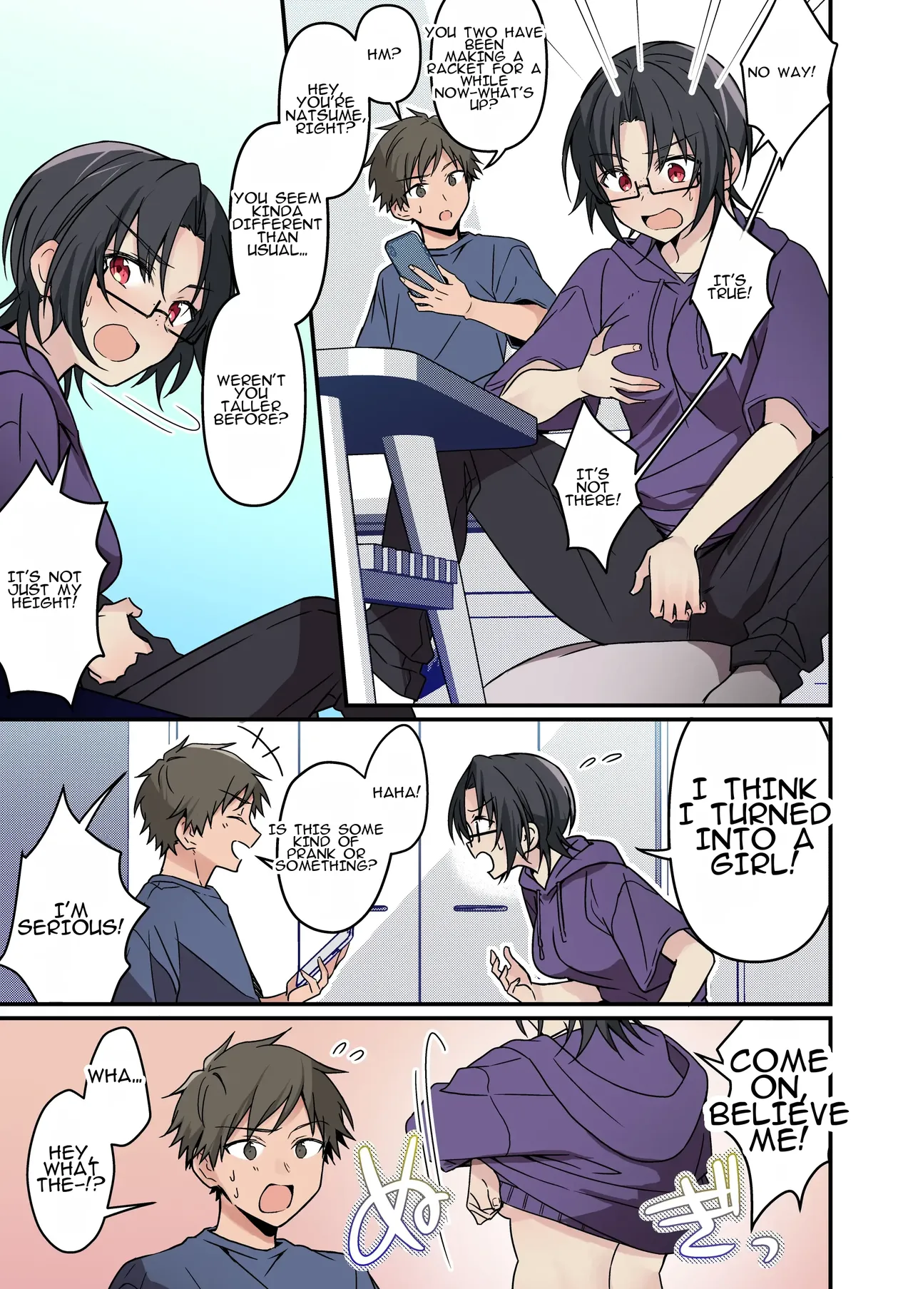 Jinsei Kaihen Appli de Barairo no Hibi? ~Jibun o Ukkari Dosukebe Bishoujo ni~ 7