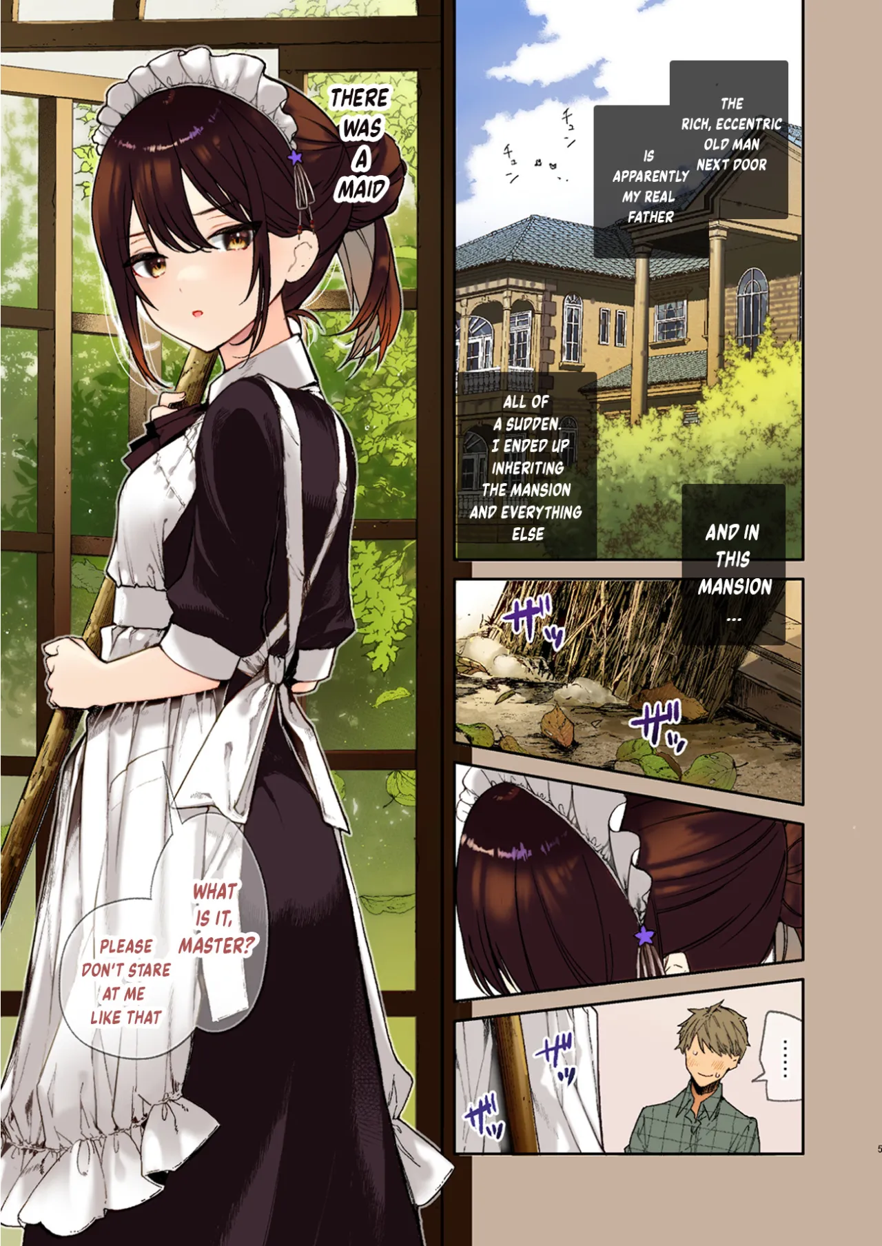 Jitome Maid-san to Love Love Ecchi [Full Color Ban] 4
