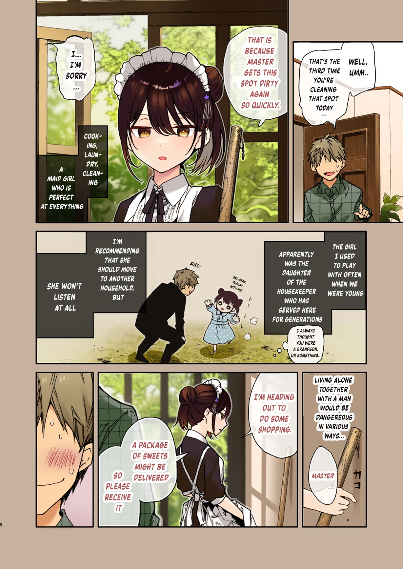 Jitome Maid-san to Love Love Ecchi [Full Color Ban] 5