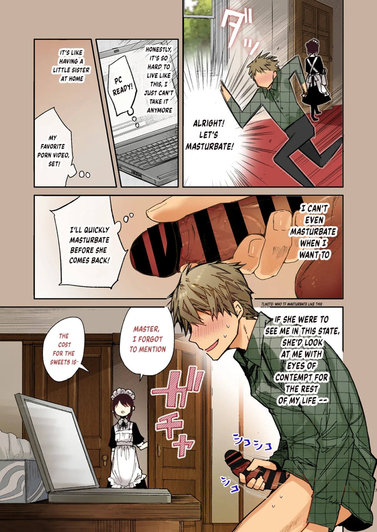 Jitome Maid-san to Love Love Ecchi [Full Color Ban] 6