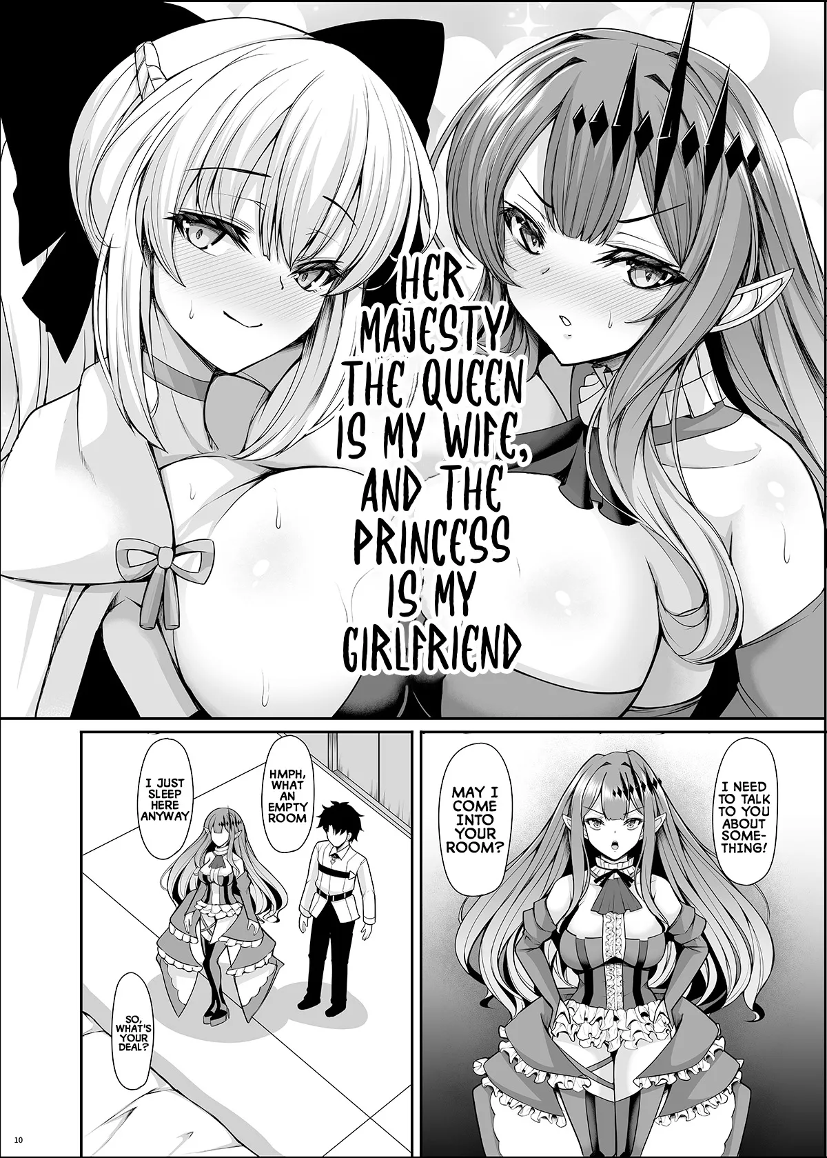 Joou Heika wa Boku no Oku-san Oujo-sama mo Boku no Kanojo 9