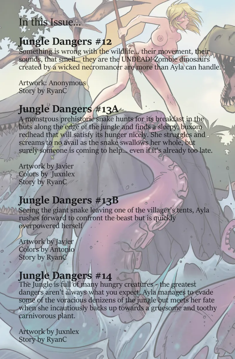 Jungle Dangers 6 Oneshot - Page 98