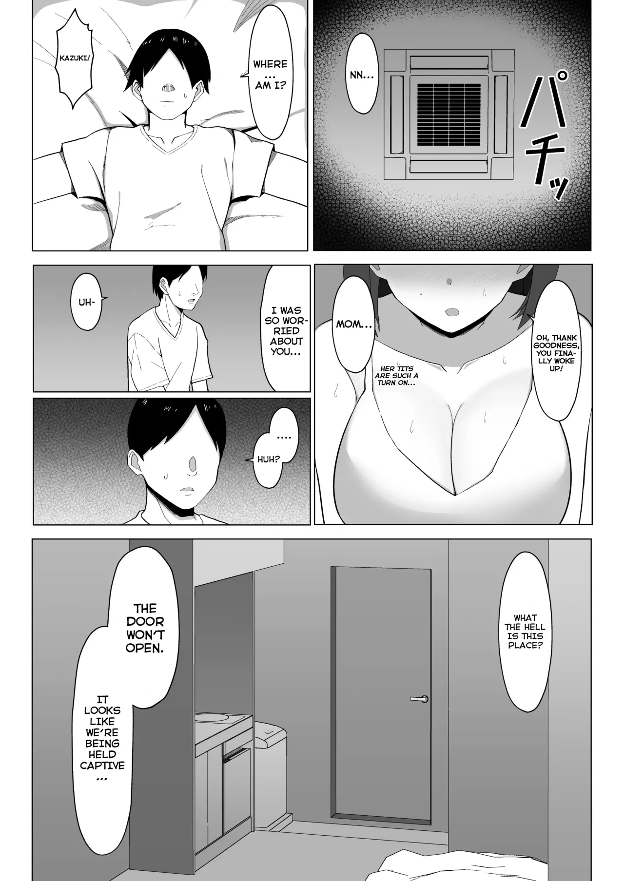 Kaa-chan to Sex Shinai to Derarenai Heya ~Kuchiurusai Haha to Hankouki no Ore~ - Decensored 12