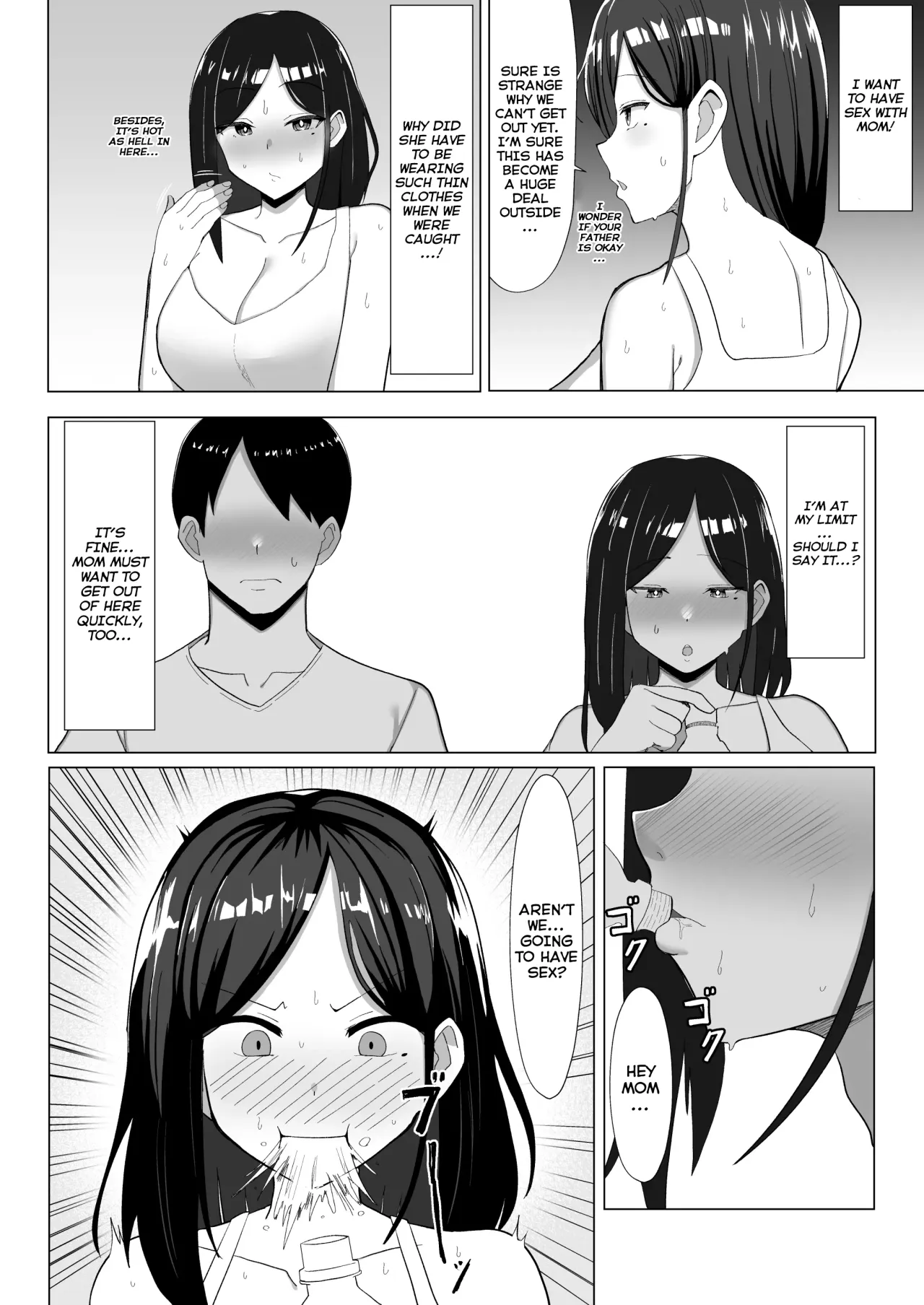 Kaa-chan to Sex Shinai to Derarenai Heya ~Kuchiurusai Haha to Hankouki no Ore~ - Decensored 15