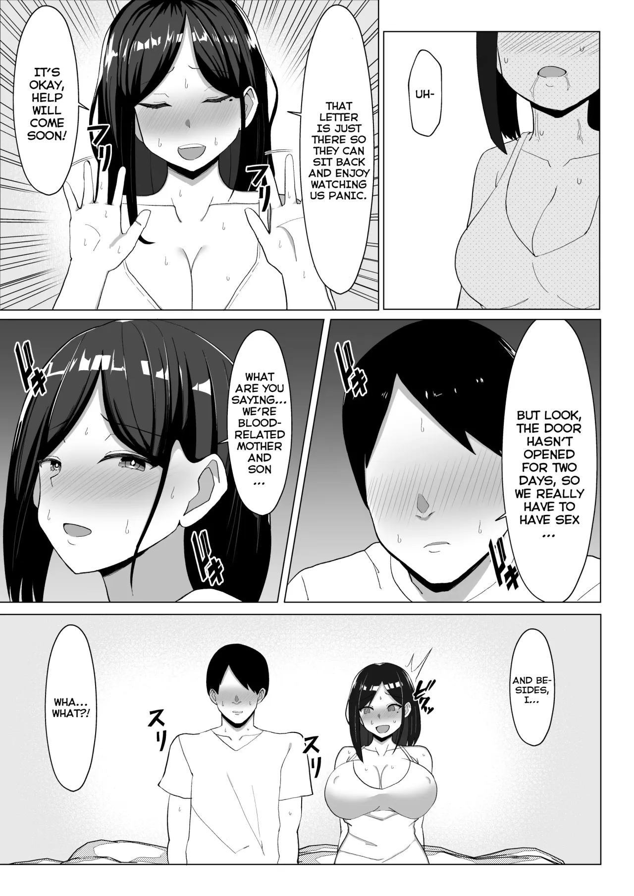 Kaa-chan to Sex Shinai to Derarenai Heya ~Kuchiurusai Haha to Hankouki no Ore~ - Decensored 16