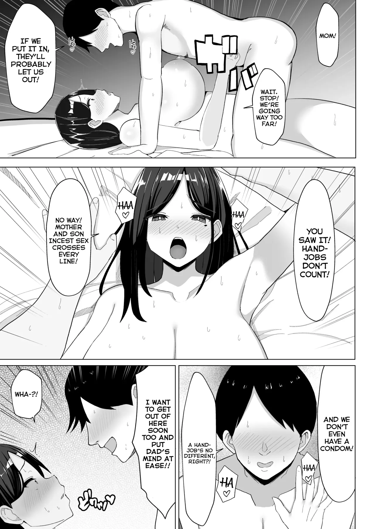 Kaa-chan to Sex Shinai to Derarenai Heya ~Kuchiurusai Haha to Hankouki no Ore~ - Decensored 24