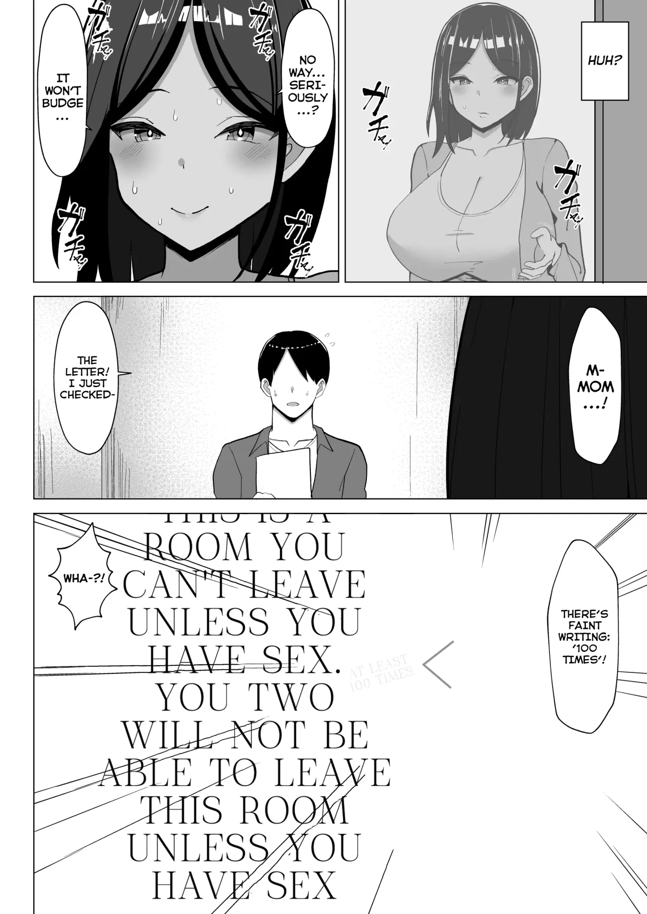 Kaa-chan to Sex Shinai to Derarenai Heya ~Kuchiurusai Haha to Hankouki no Ore~ - Decensored 47